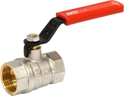 Produktbild von Messing Waserhahn Kugelhahn mit Hebelgriff 3/4" IG auf IG  25 Bar DN20 Rot