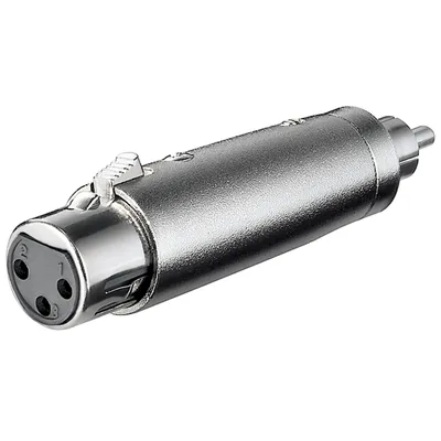 Zdjęcie produktu dla Goobay 27455, XLR, RCA, Srebrny