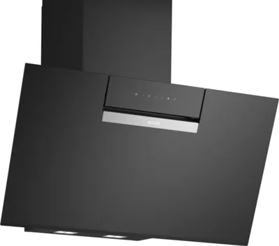 Produktbild von Bosch Wandesse 80 cm Klarglas schwarz bedruckt DWK87FN60