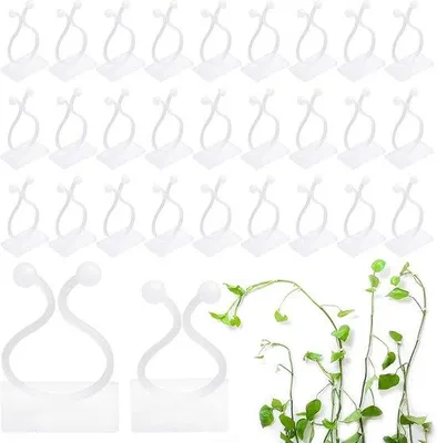 Productafbeelding van Famanu plantclips, 120 stuks - 2 maten - Wandbevestiging - Klemmen voor klimplanten