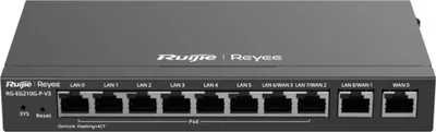 Zdjęcie produktu dla Router bezprzewodowy Reyee RG-EG210G-P-V3 z 8 portami PoE
