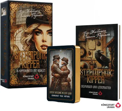 Produktbild von Steampunk Kipper - 36 Kipperkarten und 144-seitiges Booklet (Cyberpunk)