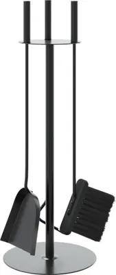 Produktbild von 4-teiliges Kaminbesteck-Set 22 x 59 cm Stahl