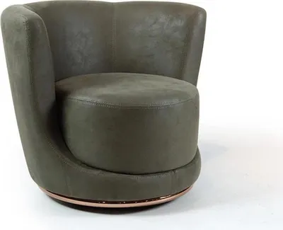 Image de Fauteuil moderne Gris Rembourrage Salon Design Canapé Rembourrage Assise