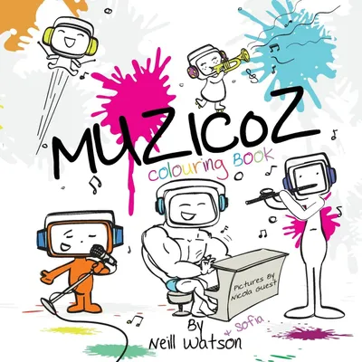 Produktbild von Muzicoz Colouring Book