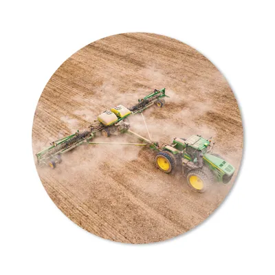 Produktbild von MuchoWow® Mauspad Mousepad Traktor - Feld - Bauernhof - Landwirt - Grün 40x40 cm - Mousepads - Maus Mat - Pad - Mausunterlage - Schreibtisch Accessoires
