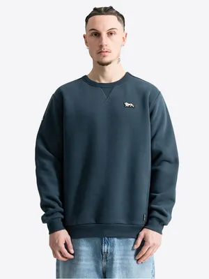 Obrázok produktu pre Pánska mikina s okrúhlym výstrihom, štandardný strih, WOOLWICH Orion Blue, XL, Lonsdale
