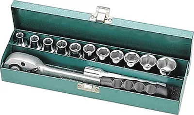Produktbild von PROREGAL Werkzeug- und Steckschlüsselsatz 13 PCs, 1/2 "(8-22mm)