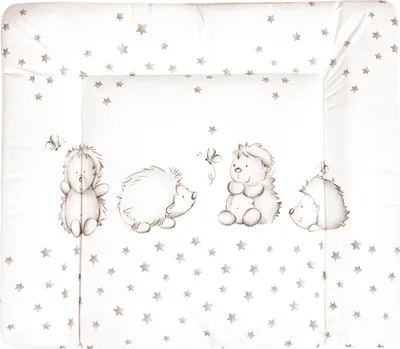 Produktbild von ZÖLLNER Wickelauflage Softy Folie Igelchen 75x85cm