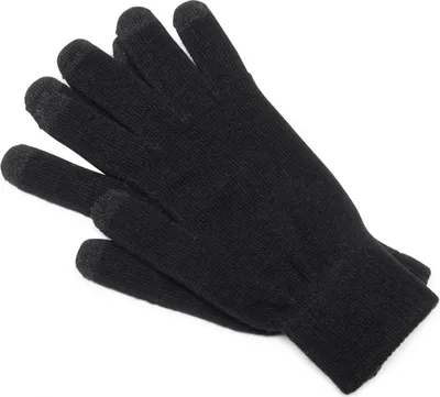 Produktbild von styleBREAKER Uni Touchscreen Handschuhe, warme Strickhandschuhe, Fingerhandschuhe, gestrickt Winter 09010004