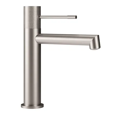 Produktbild von SCHÖNER WOHNEN-Kollektion Waschtischarmatur KADIA M, Edelstahl-Optik, Wasserhahn geeignet für wandhängende Waschbecken in Ihrem Bad
