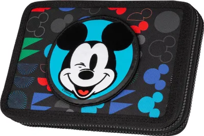 Produktbild von McNeill Mickey Mouse, Weiches Federmäppchen, Schwarz, Mehrfarbig, Abbildung, Junge/Mädchen, Reißverschluss, Kind