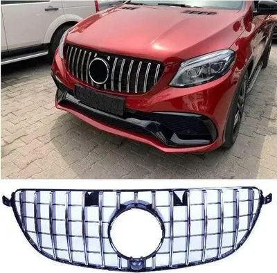 Obrázek produktu pro Mřížka chladiče pro Mercedes GLE 63 amg (s) Panamericana look chromovaná