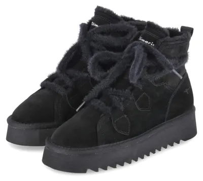 Immagine prodotto di Stivali da neve da donna Tamaris, colore nero, pelle scamosciata, taglia: 36