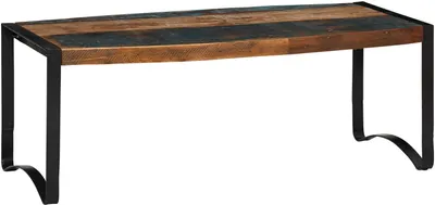 Produktbild von MASSIVMOEBEL24 Couchtisch Altholz 120x60x45 mehrfarbig lackiert INDUSTRIAL #47