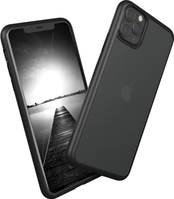Produktbild von EAZY CASE - Outdoor Case kompatibel mit Apple iPhone 11 Pro Max, stoßfest, kratzfest, mit Kameraschutz, Silikonhülle in Schwarz
