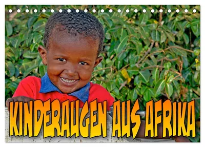 Produktbild von Kinderaugen aus Afrika (Tischkalender 2027 DIN A5 quer), CALVENDO Monatskalender