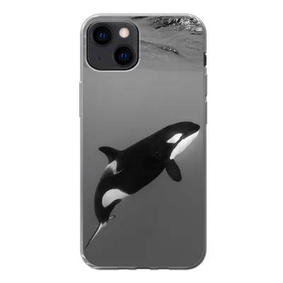 Produktbild von MuchoWow® Handyhülle Schutzhülle Hülle für iPhone 13 Orca - Wasser - Tiere Silikon Softcase Handy Hülle - Karteninhaber