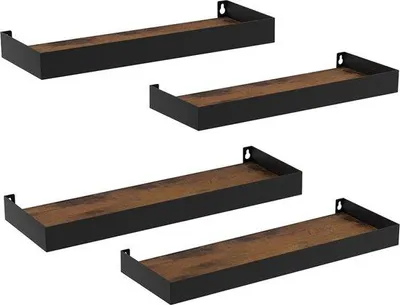 Produktbild von Famanu Wandregal robust - 4er Set