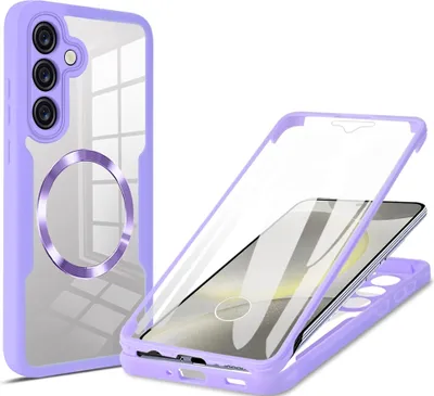 Obrázek produktu pro Ochranné pouzdro Techsuit ColorVerse 360 s ochranou displeje a MagSafe pro Samsung Galaxy S25 Plus - fialové