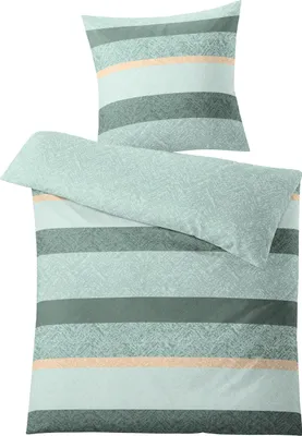 Produktbild von Kleine Wolke Bettwäsche Gwen Mako-Satin salbeigrün Größe 155x220 cm (80x80 cm)