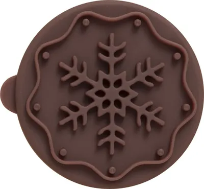 Produktbild von Birkmann Stempel-Set Gingerman & Snowflake, 2-tlg., Plätzchenstempel, Backform, Backzubehör, Silikon, 7 cm, 340411