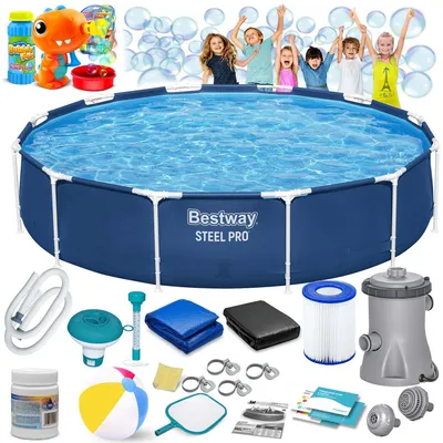 Produktbild von Rahmen-Gartenpool 366 x 76 cm 16-in-1 Bestway 56681