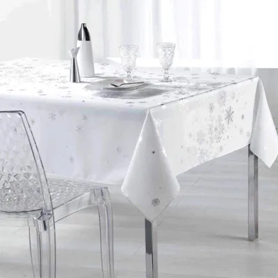 Immagine prodotto di Tovaglia natalizia bianca, costellazione 150 x 300 cm