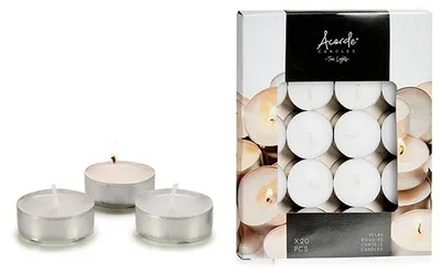 Produktbild von Kerzen-Set Acorde Weiß (12 Stück)