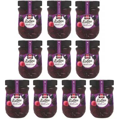 Produktbild von Schwartau Extra Waldfrucht Frühstück Fruchtaufstrich 340g 10er Pack