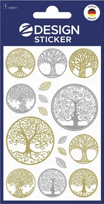 Image de Zweckform 55654 Autocollant Energy Arbre de vie