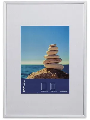 Zdjęcie produktu dla Ramka na zdjęcia MAULdesign aluminiowa 21 x 30 cm, ok. A4 srebrna