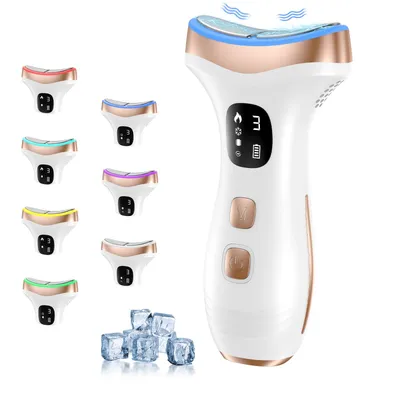 Produktbild von Tekoo Gesichtsmassagegerät EMS Gesichtspflege-Gerätmit, EMS und 45 °C Wärme & 7 LED-Farben