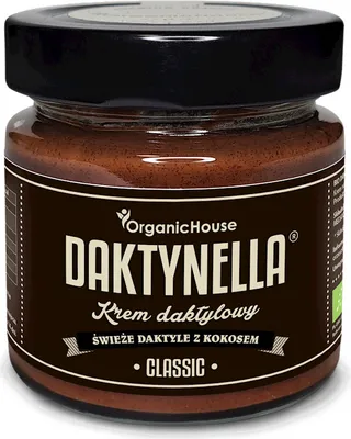 Produktbild von KOKOS-DATTEL-CREME CLASSIC GLUTENFREI  190 g – ORGANICHOUSE (DAKTYNELLA)