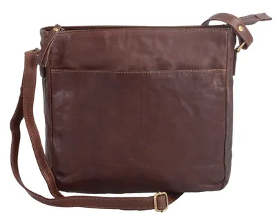 Produktbild von SN Handtasche, braun 28x26x7 cm