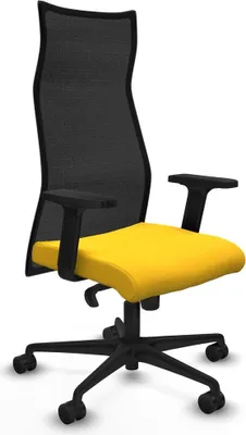 Image de Chaise de bureau Piqueras y Crespo B2D036N jaune
