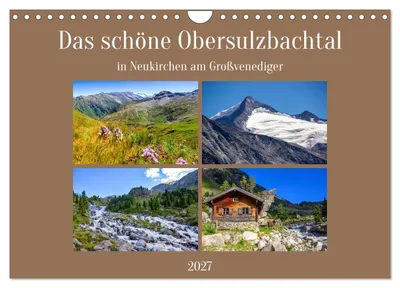 Produktbild von Das schöne Obersulzbachtal (Wandkalender 2027 DIN A4 quer), CALVENDO Monatskalender