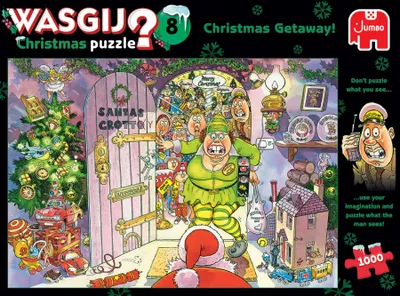 Produktbild von Wasgij Christmas 8 Christmas Getaway! 1000 Teile Puzzle
