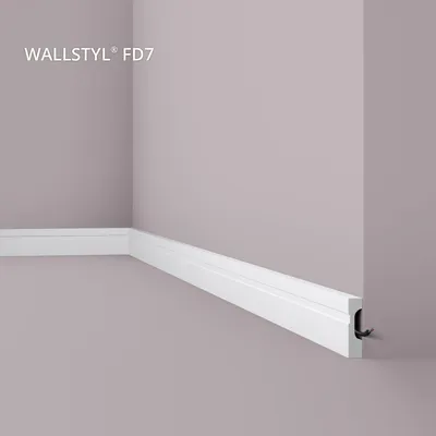 Produktbild von NMC FD7 WALLSTYL Sockelleiste Zierleiste Stuckleiste 2 m