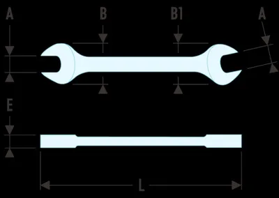 Produktbild von FACOM Maulschlüssel Serie 44 8x10 mm