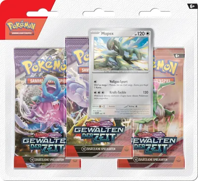Produktbild von Pokemon Karmesin & Purpur - Gewalten der Zeit: Mopex Blister