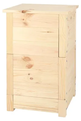 Image de Lombricomposteur en pin Naturel - Pin naturel