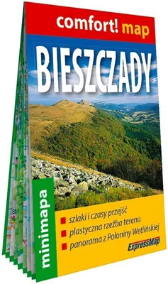 Productafbeelding van Bieszczady: toeristische kaart, minimap, schaal 1:200.000, ExpressMap, editie 2026