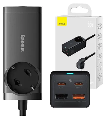 Produktbild von Baseus PSZM000901, Universal, Drinnen, 100 - 240 V, 65 W, 65 W, Schwarz