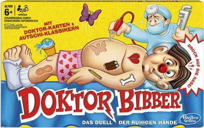 Produktbild von Dr. Bibber, Gesellschaftsspiel ab 6 Jahre