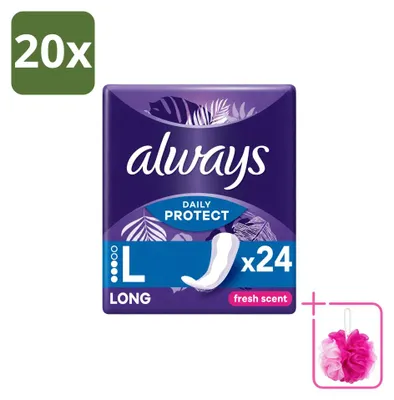 Produktbild von 20 x Always Inlegkruisjes Long Fresh Scent - Sparpackung - 20 Stücke