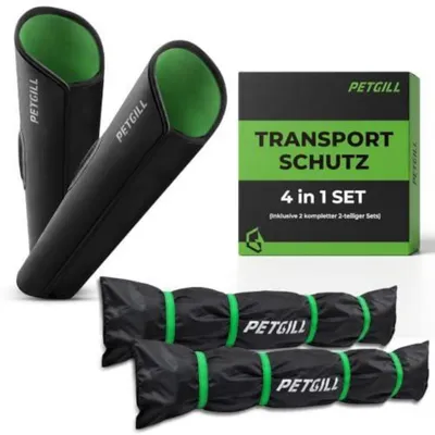 Produktbild von E-Bike Transportschutz Set 4-teilig – Akku & Lenker Schutzhülle, Wasserdichter Regenschutz für Fahrradträger