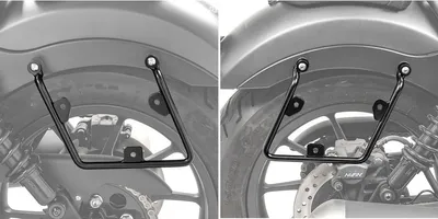 Produktbild von Satteltaschenhalter Set für Honda Rebel 500 17-25 Abstandshalter (Paar
