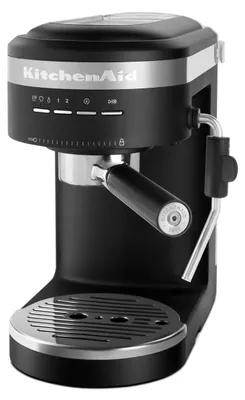 Produktbild von KitchenAid 5KES6403EBM, Espressomaschine, 1,4 l, Gemahlener Kaffee, 1470 W, Schwarz