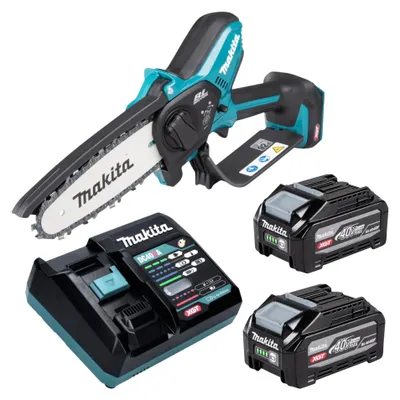 Productafbeelding van Makita UC 029 GU201 accu-takzaag 40 V max. 15 cm borstelloos + 2x accu 4,0 Ah + oplader